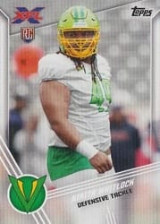 2020 Topps XFL Base Set Nikita Whitlock #76 card