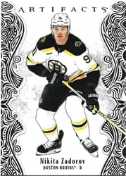 2025-26 Upper Deck Artifacts Base Set Nikita Zadorov #74 card
