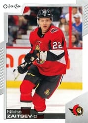 2020-21 O-Pee-Chee Base Set Nikita Zaitsev #256 card