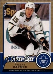 2008-09 O-Pee-Chee Base Set Niklas Hagman #291 card