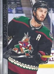 2020-21 Upper Deck Base Set Niklas Hjalmarsson #258 card