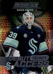 2025-26 Upper Deck Credentials Base Set Niklas Kokko #124 card
