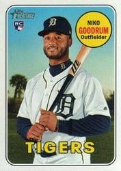2018 Topps Heritage Base Set Niko Goodrum #534 card