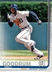 2019 Topps Base Set Niko Goodrum #251 card