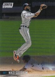2021 Stadium Club Chrome Base Set Niko Goodrum #68 card