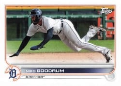2022 Topps Mini Base Set Niko Goodrum #573 card