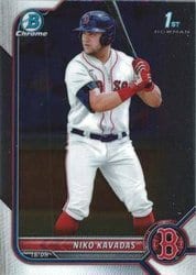 2022 Bowman Chrome Prospects Niko Kavadas #BCP-68 card