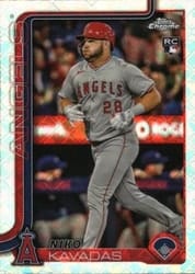 2025 Topps Chrome Logofractor Edition Base Set Niko Kavadas #20 card