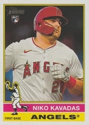 2025 Topps Heritage Base Set Niko Kavadas #320 card
