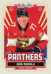2025-26 O-Pee-Chee Base Retro Niko Mikkola #427 card