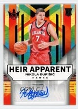 2024-25 Panini Court Kings Heir Apparent Autographs Nikola Durisic #HA-DJU card
