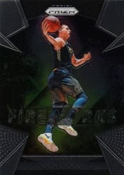 2018-19 Panini Prizm Fireworks Nikola Jokic #21 card