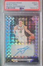 2018 Panini Prizm Mosaic Autographs Nikola Jokic #MO-NJ card