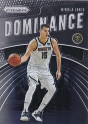 2019-20 Panini Prizm Dominance Nikola Jokic #21 card