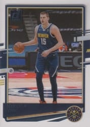 2020-21 Clearly Donruss Base Set Nikola Jokic #32 card