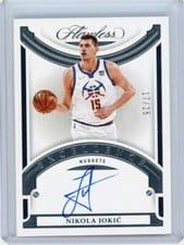 2020-21 Panini Flawless Excellence Signatures Nikola Jokic #EXS-JOK card