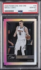 2020-21 Panini One and One Base Set Nikola Jokic #28 card