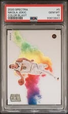 2020-21 Panini Spectra Color Blast Nikola Jokic #5 card
