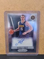 2021-22 Panini Prizm Flashback Signatures Nikola Jokic #FS-NJK card