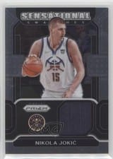 2021-22 Panini Prizm Sensational Swatches Nikola Jokic #SW-NJK card