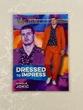 2022-23 Panini Court Kings Dressed to Impress Nikola Jokic #3 card
