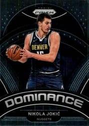 2022-23 Panini Prizm Dominance Nikola Jokic #10 card