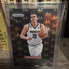 2022-23 Panini Prizm Monopoly Money Black Nikola Jokic #M7 card