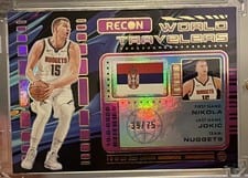 2023-24 Panini Recon World Travelers Nikola Jokic #15 card