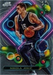 2023-24 Topps Chrome Cosmic Base Set Nikola Jokić #55 card