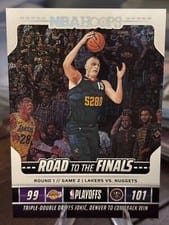 2024-25 Hoops Road to the Finals First Round Recap Nikola Jokic #4 card