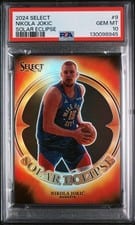 2024-25 Panini Select Solar Eclipse Nikola Jokic #9 card