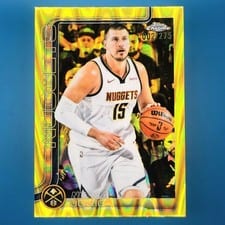 2025 Topps Chrome Nikola Jokic X-Fractor #25 card