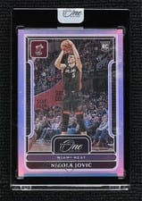 2022-23 Panini One and One Base Set Nikola Jovic #140 card
