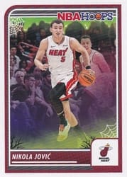 2023-24 Hoops Haunted Hoops Base Set Nikola Jovic #267 card