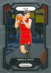 2023-24 Panini Prizm Base Set Nikola Jovic #121 card