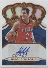 2018 Panini Crown Royale Crown Autographs Nikola Mirotic #CA-NMT card