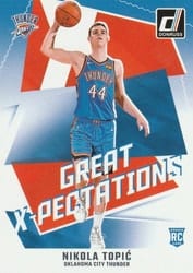 2024-25 Donruss Great X-Pectations Nikola Topic #12 card