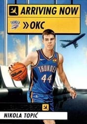 2024-25 Hoops Arriving Now Nikola Topic #28 card