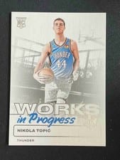 2024-25 Panini Court Kings Works in Progress Nikola Topic #16 card