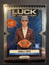 2024-25 Panini Prizm Luck of the Lottery Nikola Topic #5 card