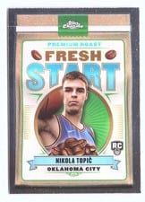 2024-25 Topps Chrome Fresh Start Nikola Topić #FS-9 card