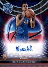 2024-25 Topps Chrome Topps Certified Autograph Issue Rookies Nikola Topić #TCRA-NT card
