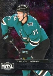 2020-21 SkyBox Metal Universe Base Set Nikolai Knyzhov #134 card