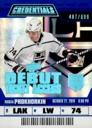 2019-20 Upper Deck Credentials Base Set Nikolai Prokhorkin #95 card