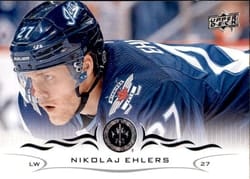 2018-19 Upper Deck Base Set Nikolaj Ehlers #444 card