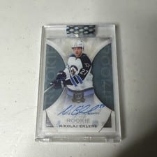 2020-21 Upper Deck Clear Cut Rookie Tribute Autographs Nikolaj Ehlers #RT-NE card