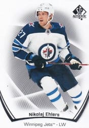 2021-22 SP Authentic Base Set Nikolaj Ehlers #70 card