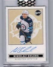 2024-25 Upper Deck Clear Cut Vintage Autos Nikolaj Ehlers #VA-NE card