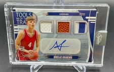 2025-26 Panini Signature Series Tools of the Trade Nikolas Khamenia #25 card