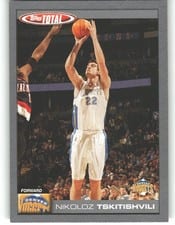 2004-05 Topps Total Base Set Nikoloz Tskitishvili #214 card